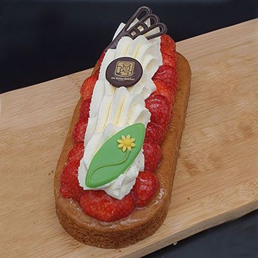 Afbeelding van Aardbeienslof met slagroom