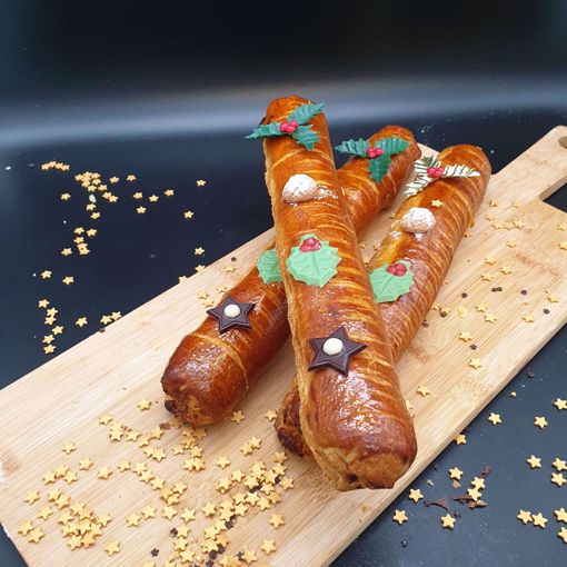 Afbeelding van Roomboter Kerststaaf met Amarenen