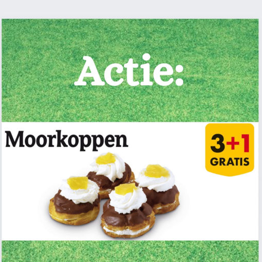 Afbeelding van 8-13 april: Moorkoppen 3+1 gratis