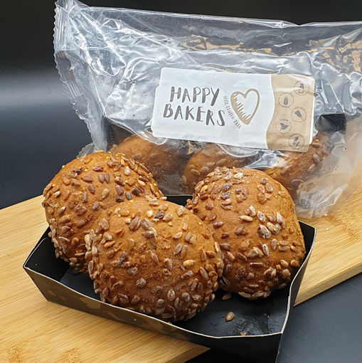 Afbeelding van Glutenvrije multizaden bollen 3 stuks