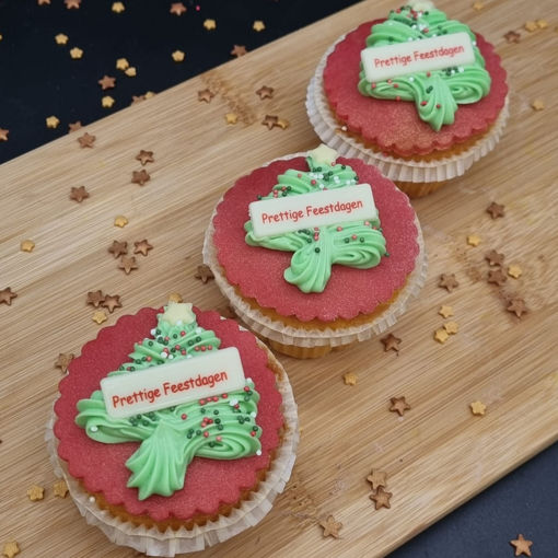 Afbeelding van Cupcake Kerstboom