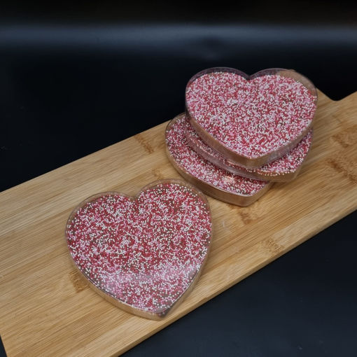 Afbeelding van Chocolade hart melk musketzaad