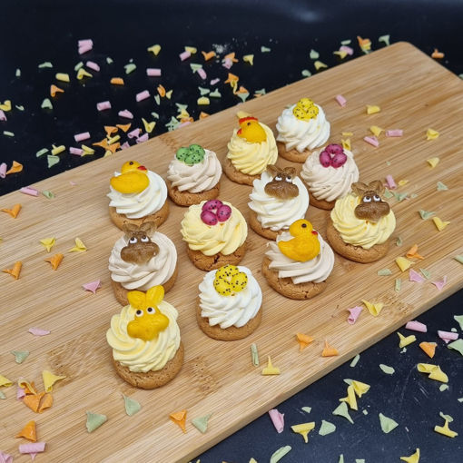 Afbeelding van Luxe koekjes Pasen gesorteerd 12 stuks