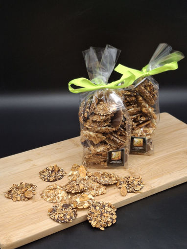 Afbeelding van Chocolade flikken met granola 200 gram