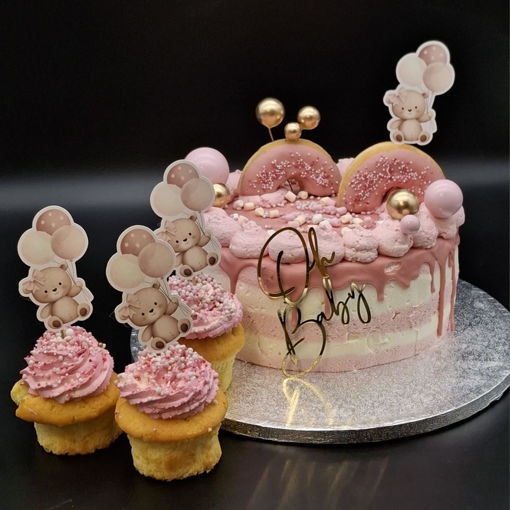 Afbeelding van Cupcake baby roze