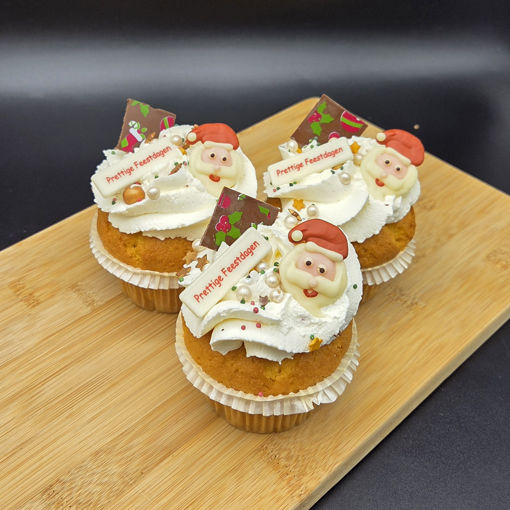 Afbeelding van Cupcake Kerstman