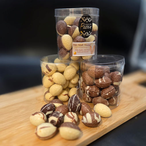 Afbeelding van Paaseitjes assortie  massief 250 gram