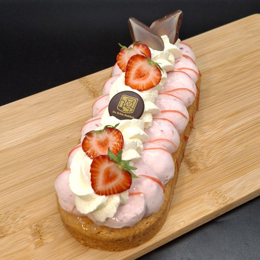 Afbeelding van Aardbeibavaroise slof Moederdag