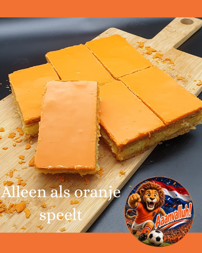 Afbeelding van 1 oranje tompouce